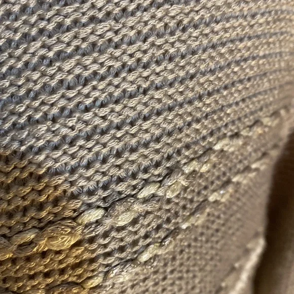 Ruby Rd. Khaki Cardigan n ribbon sweater - Picture 4 of 10